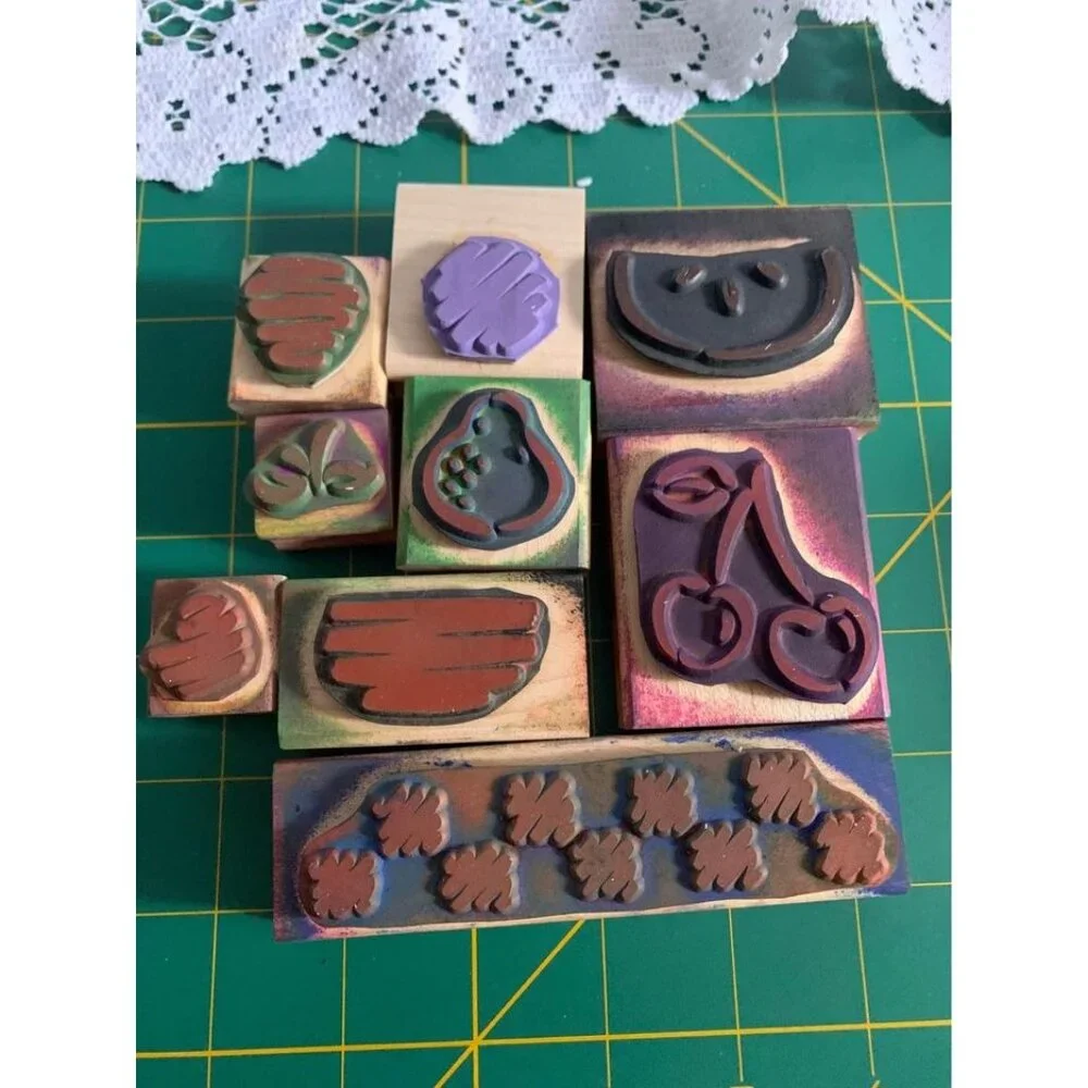 Stampin up Fruit Medley Rubber Stamp Set